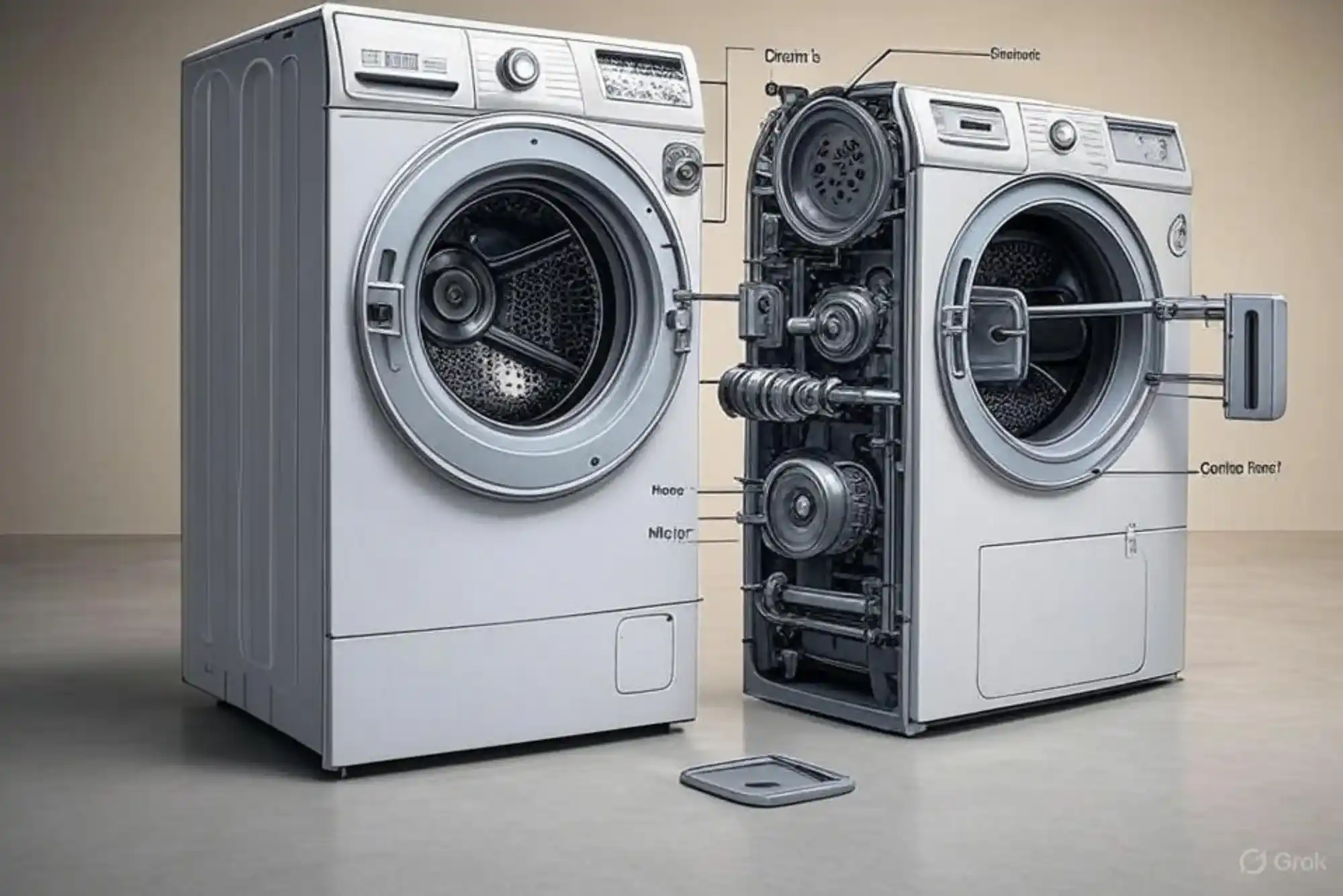 How a Washing Machine Works Key Components